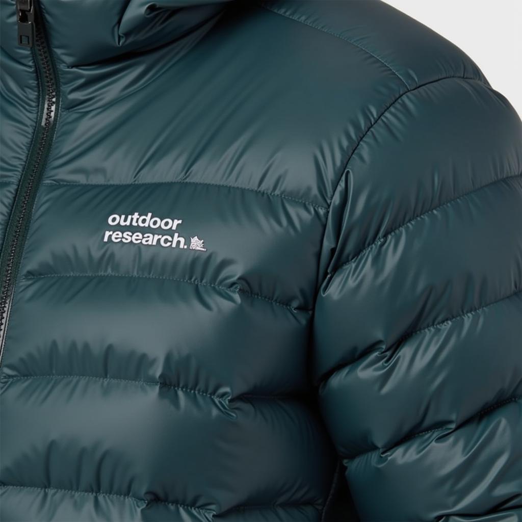 Outdoor Research Helium Down Jacket Close-Up Fabric