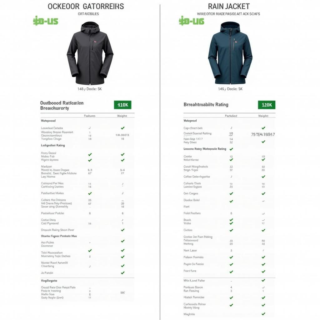 Comparison of Outdoor Research Rain Jackets