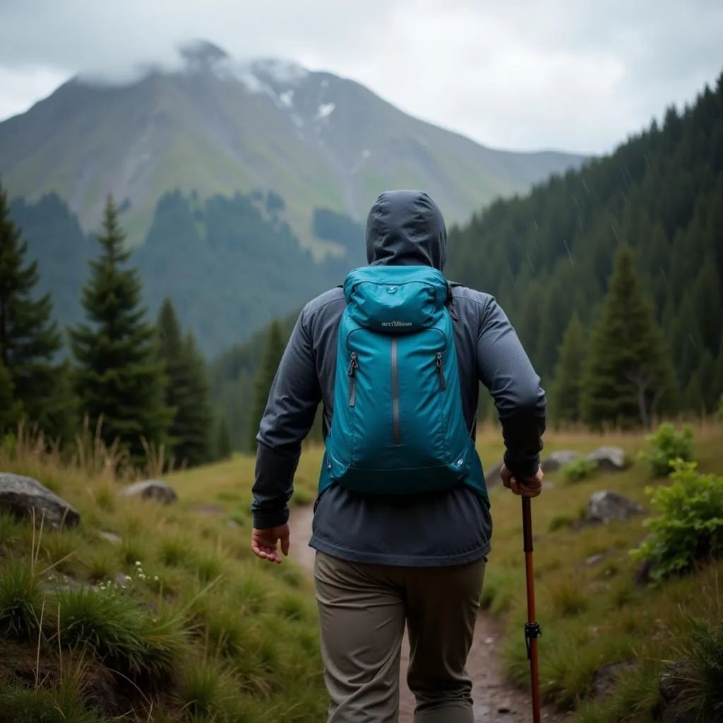 Outdoor Research Refuge Jacket: Hiking in the Rain