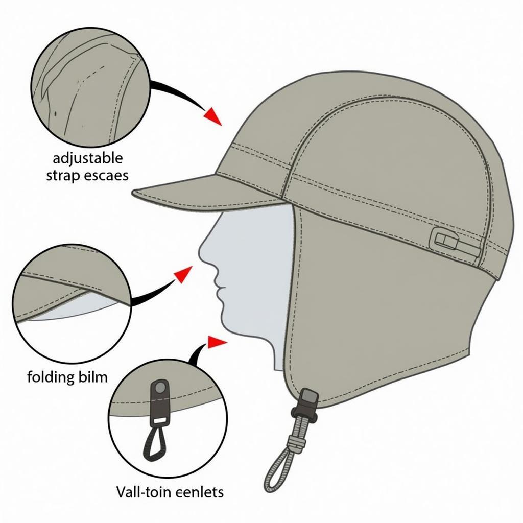 Outdoor Research Seattle Rain Cap Features