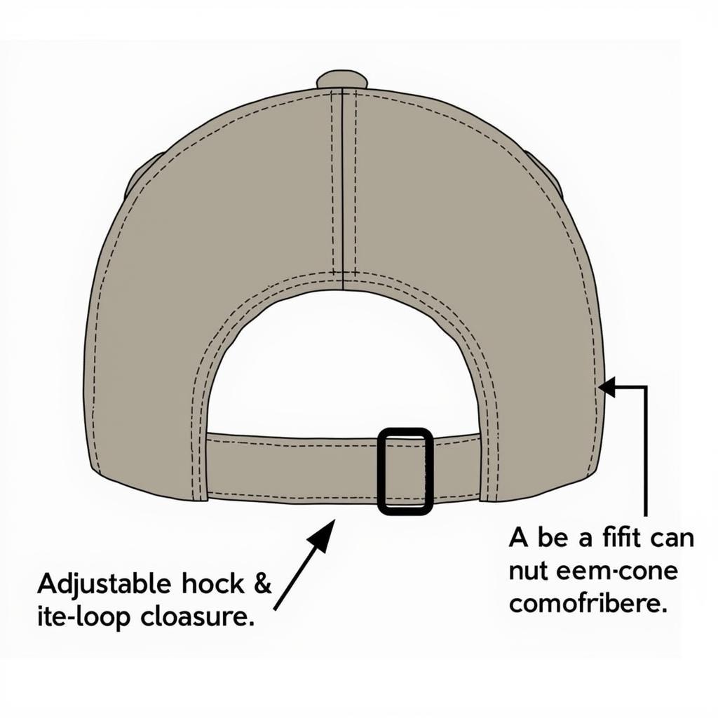 Adjustable back closure on the Outdoor Research Swift Lite Tech Cap