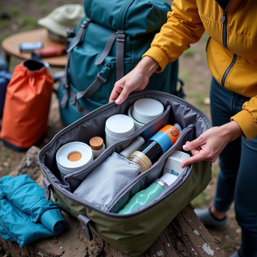 Packing an Outdoor Research Toiletry Bag