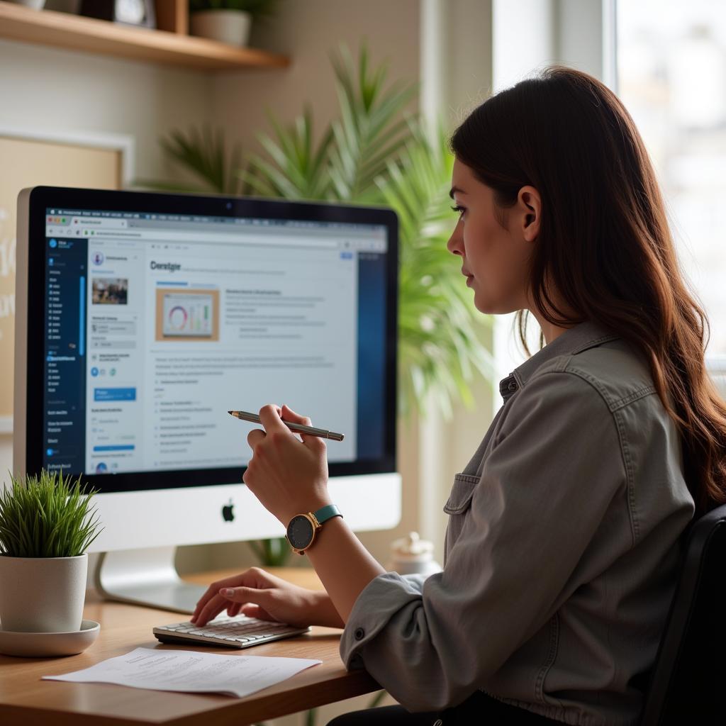 Person filling out a survey on a laptop, with the title "Paid Market Research Participant" displayed prominently.