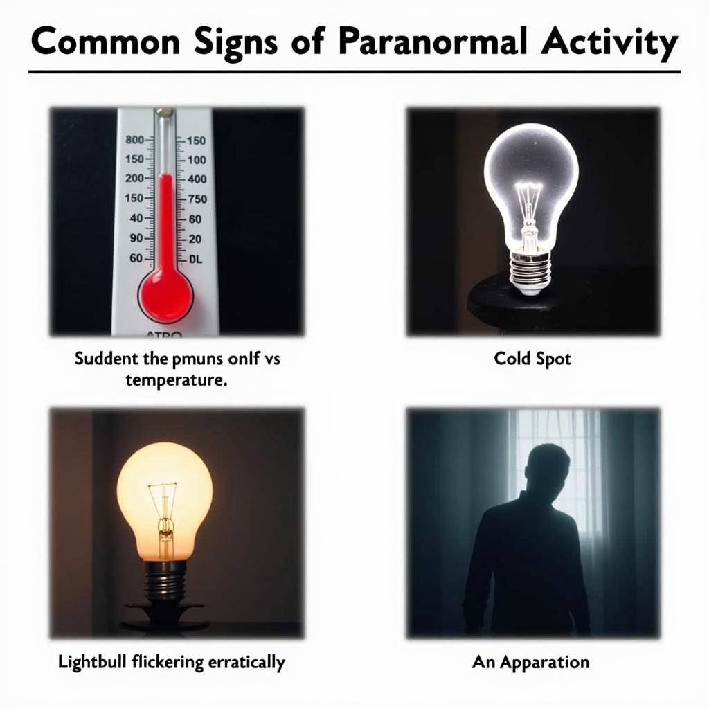 Paranormal Activity Indicators