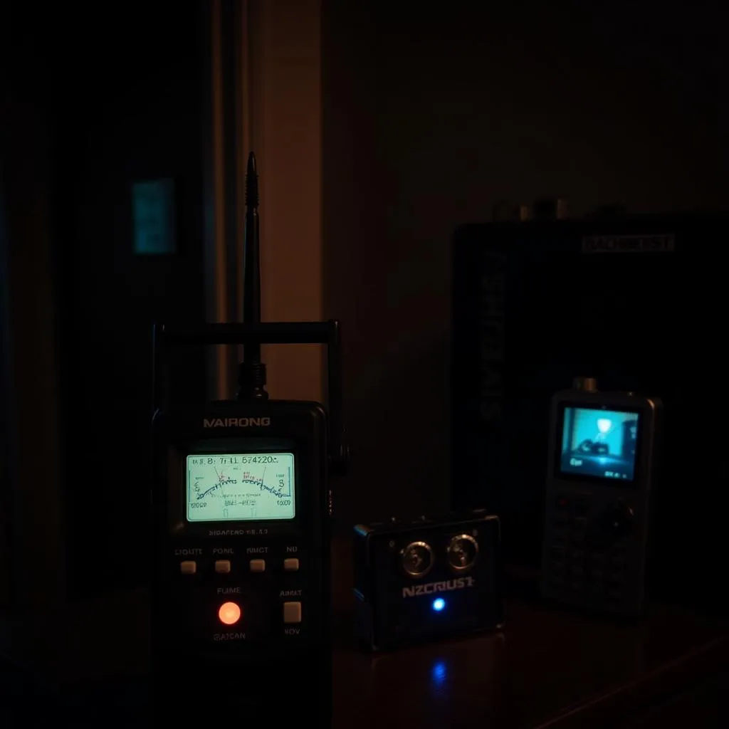 Paranormal Investigation Equipment in Action