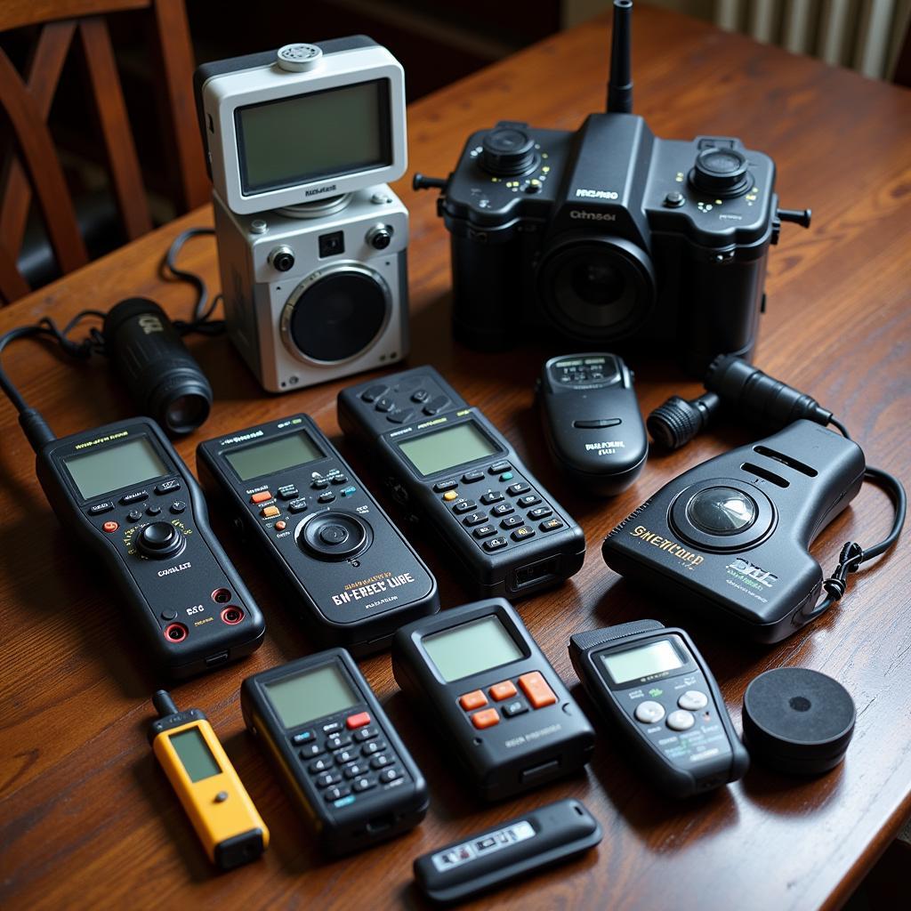 Paranormal investigation equipment used by Madison James Research