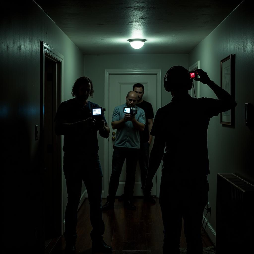 Paranormal Investigation Team in Action