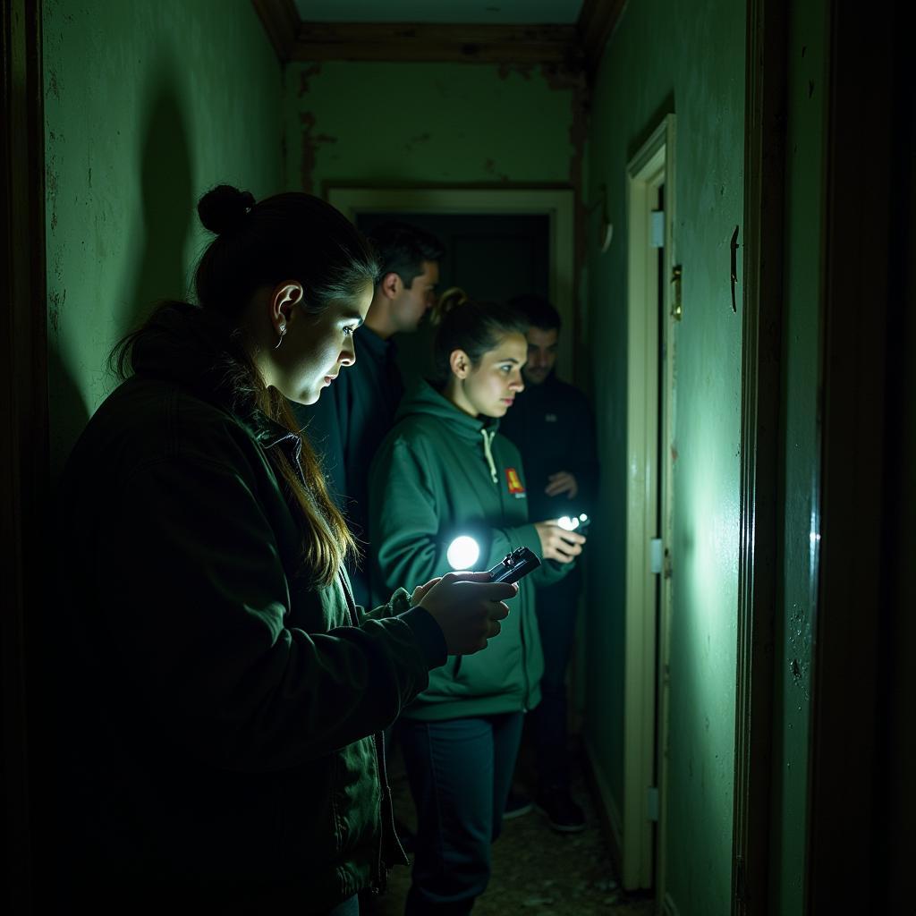 Paranormal Investigation Team On-Site