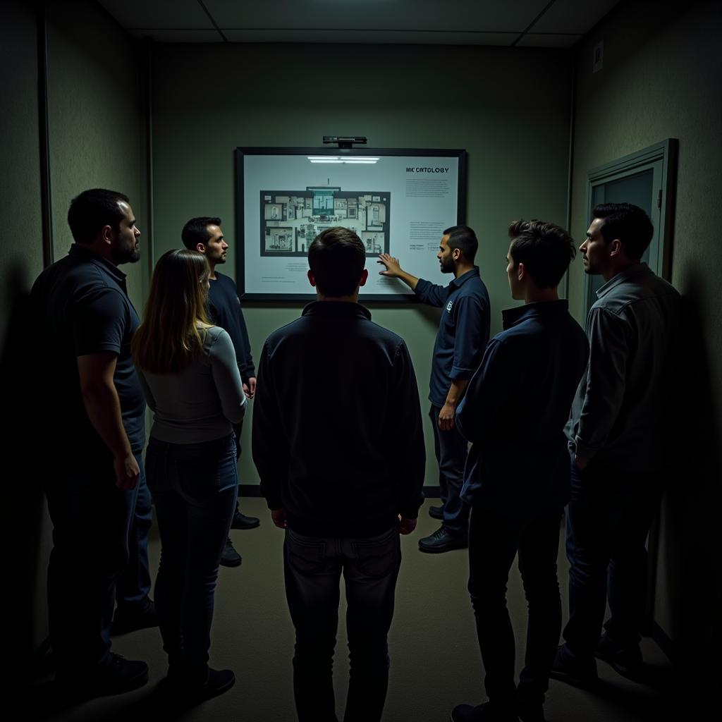 A paranormal investigation team consults with a clinical research psychologist