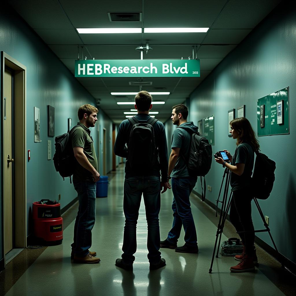 Paranormal Investigators' Equipment at HEB Research Blvd