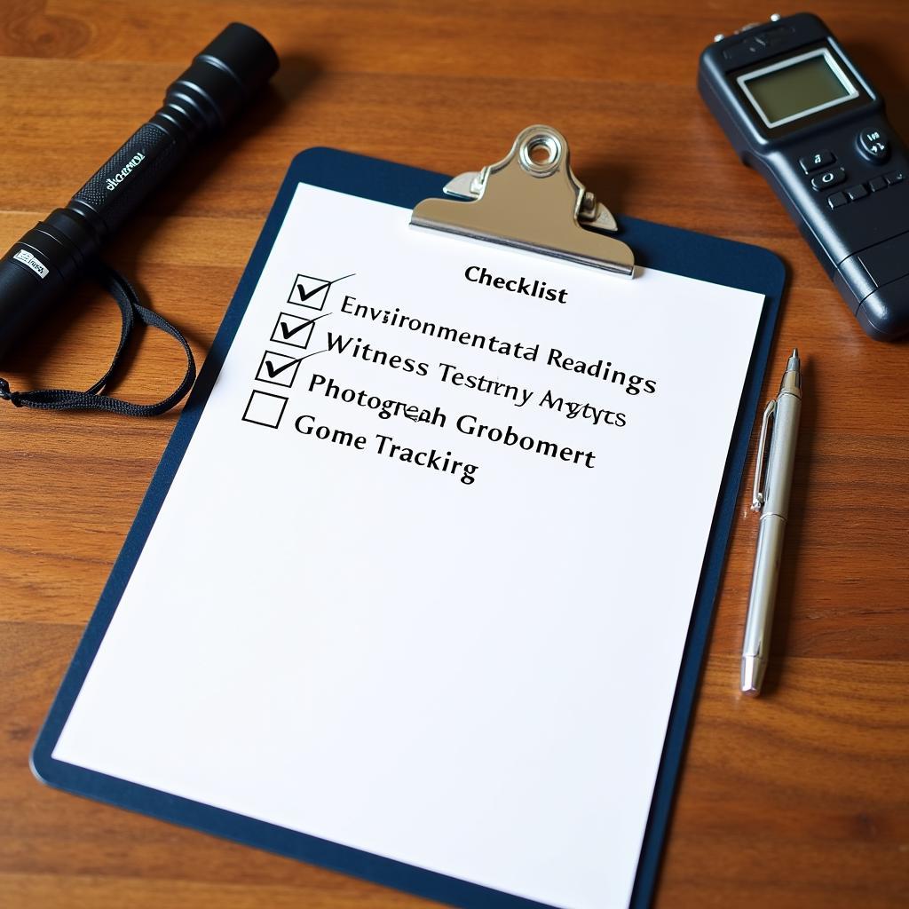 Paranormal Investigation Checklist: Ensuring Accuracy