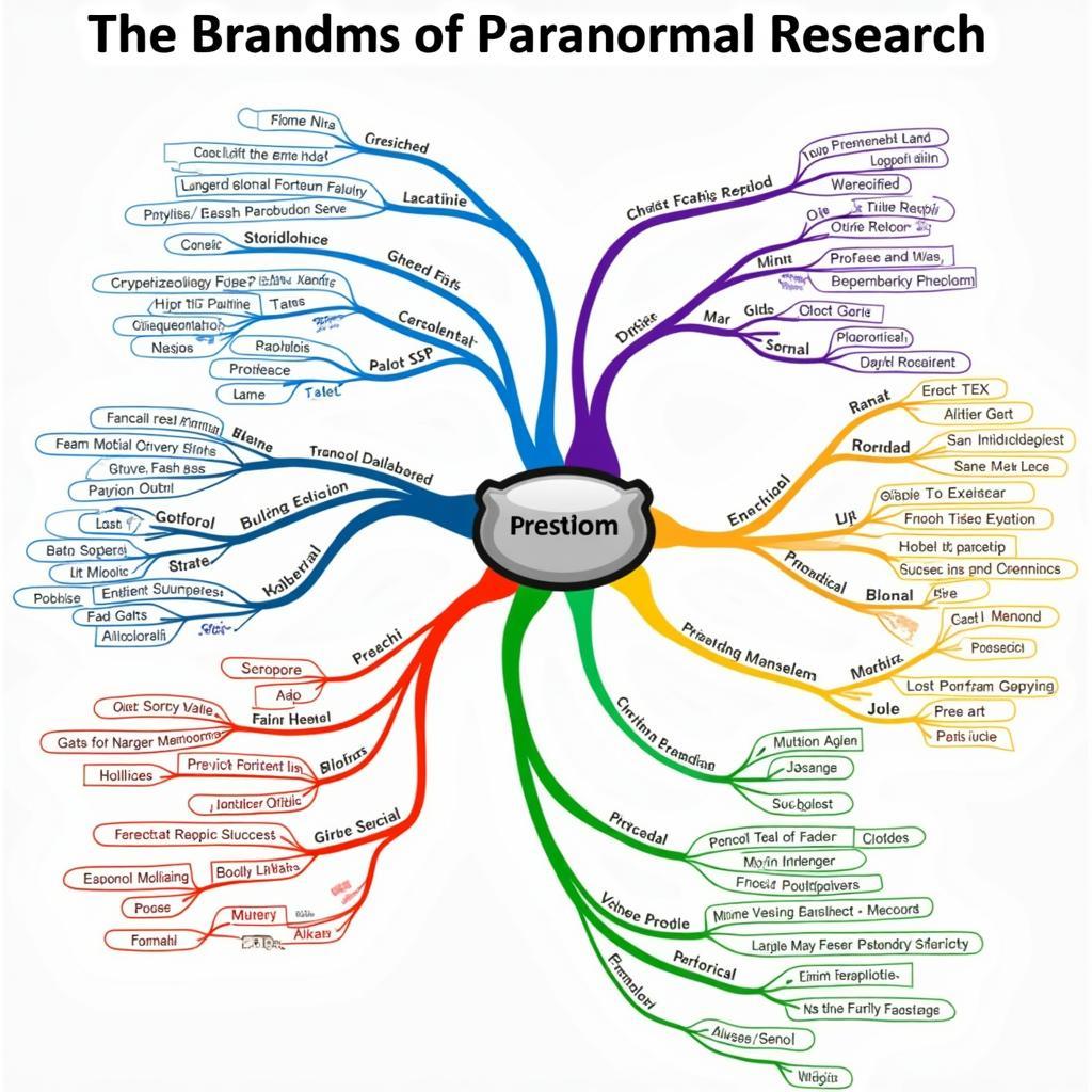 Categories of Paranormal Research