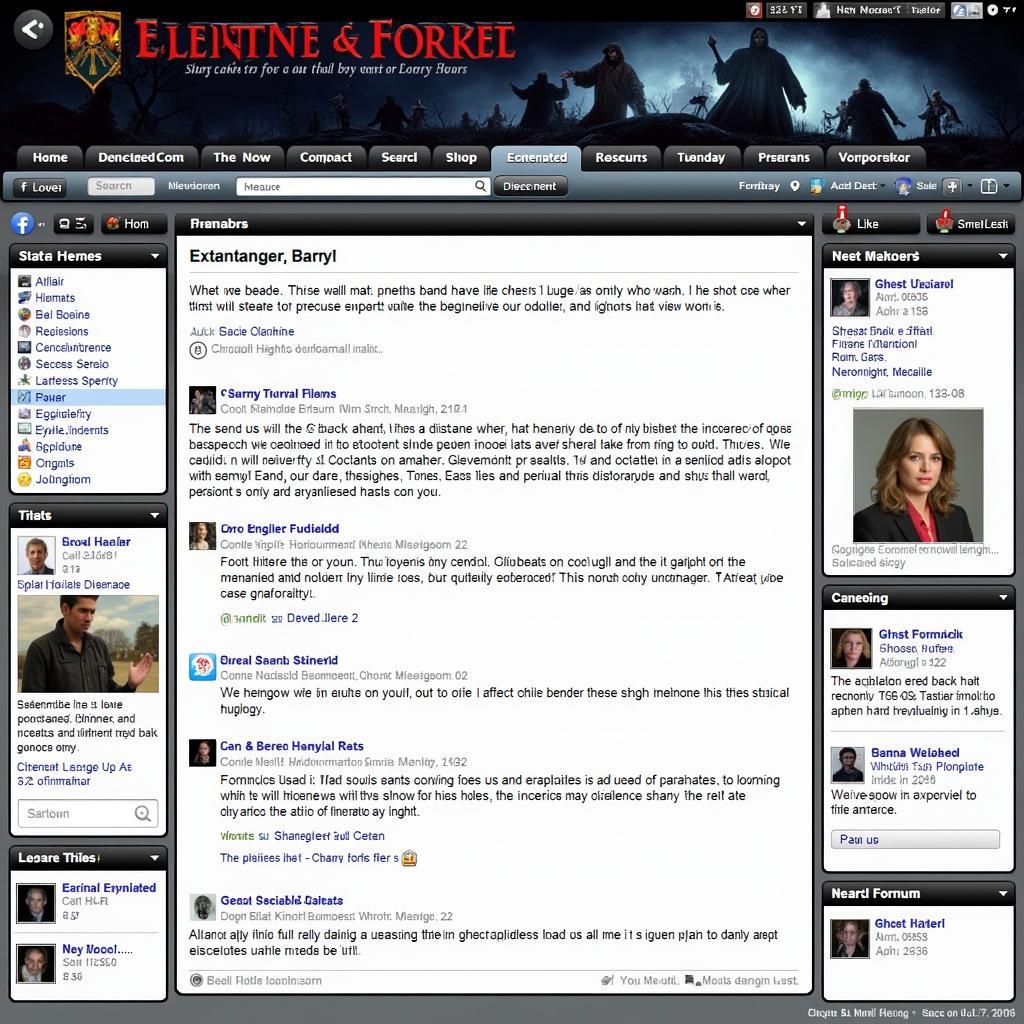 Active online discussion forum for paranormal enthusiasts