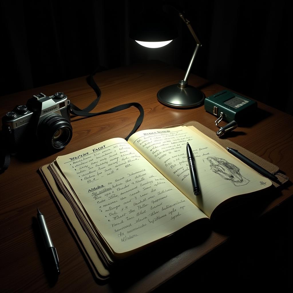 Paranormal Research Notebook Essentials