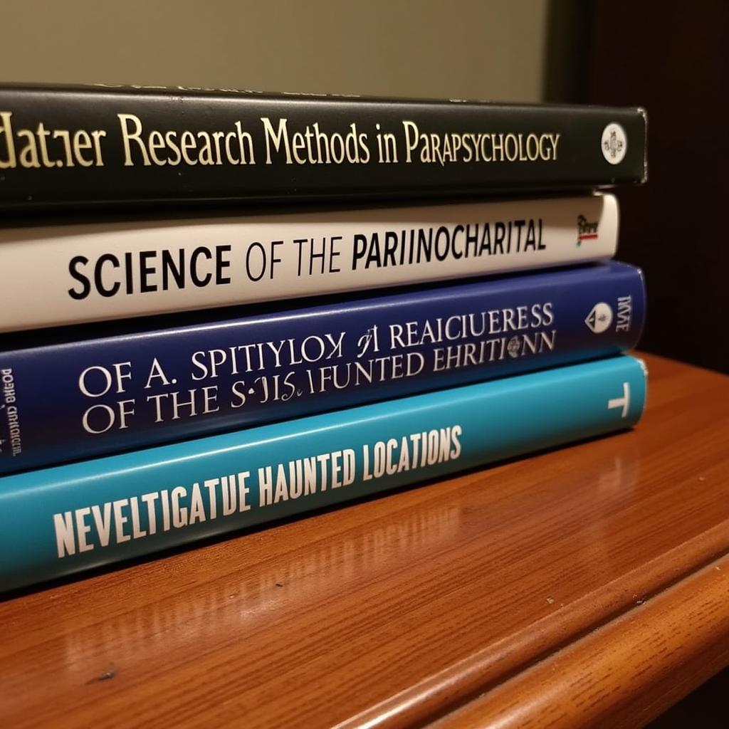 Books on parapsychology and research methodology