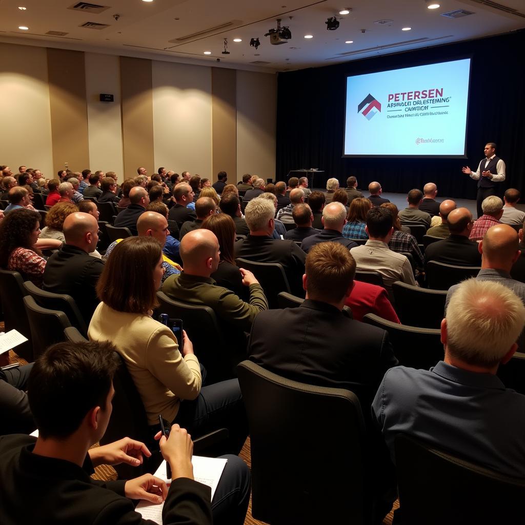 Attendees at the Petersen Asphalt Research Conference