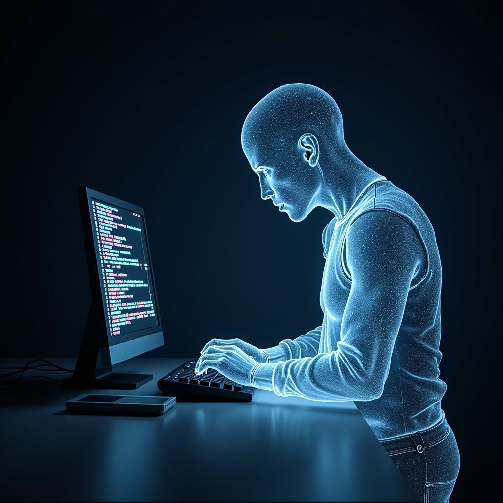 Artistic Depiction of the Phantom Programmer Legend