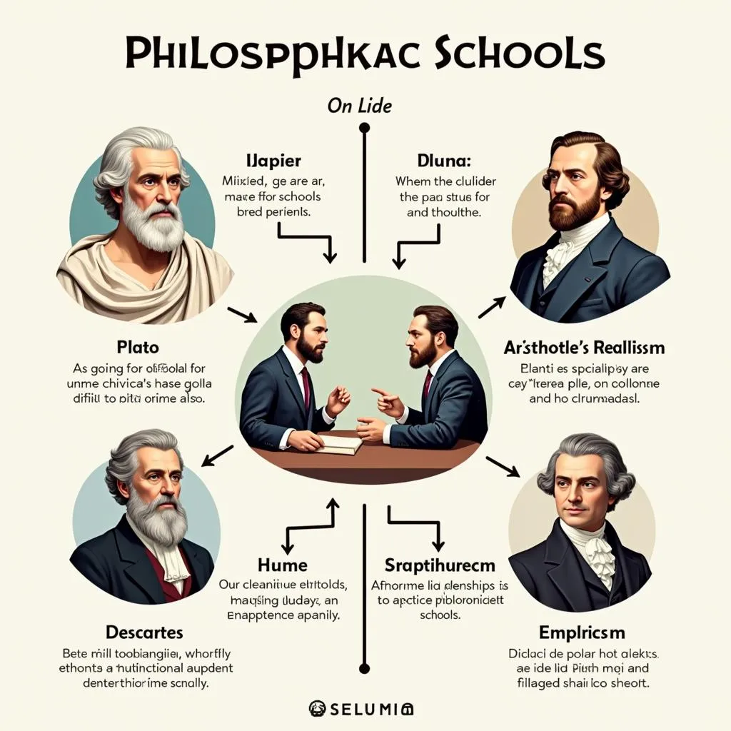 Various schools of thought in philosophy