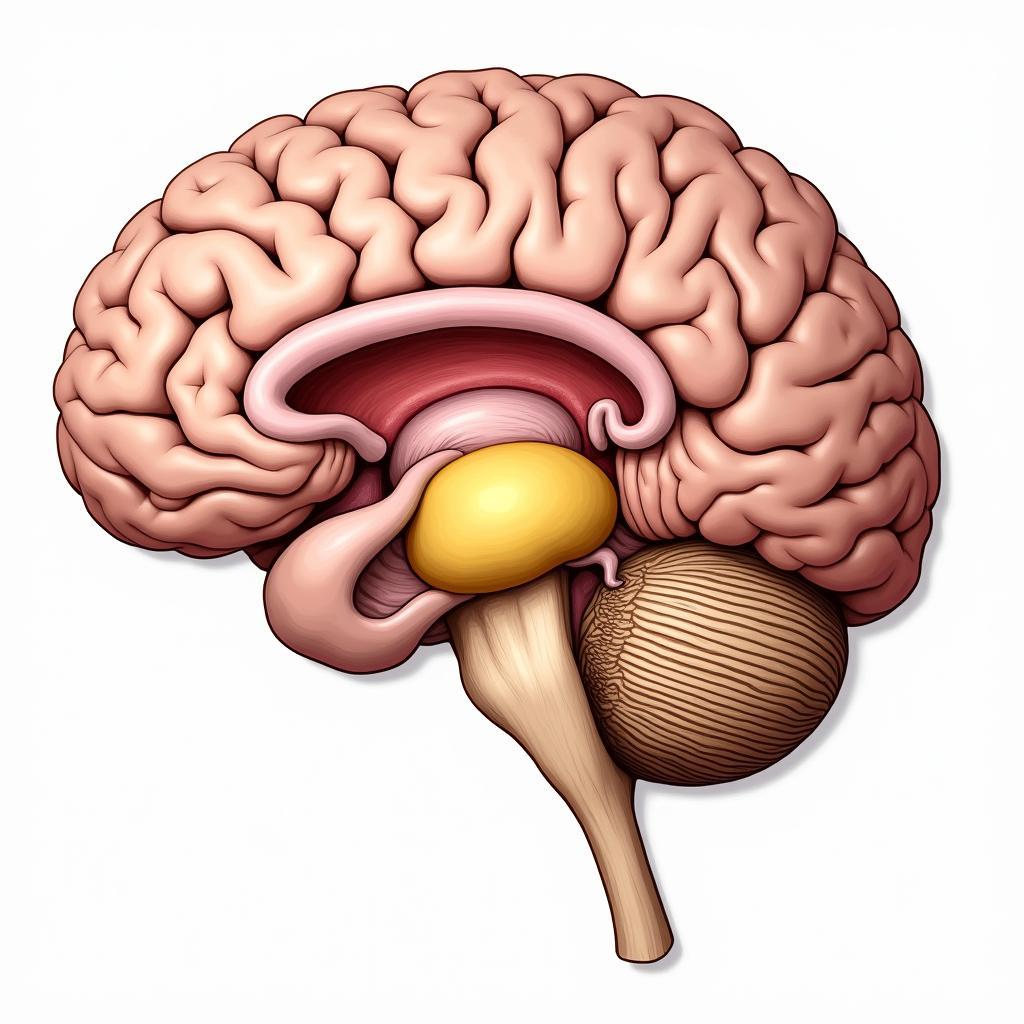 Pineal Gland Location in the Human Brain