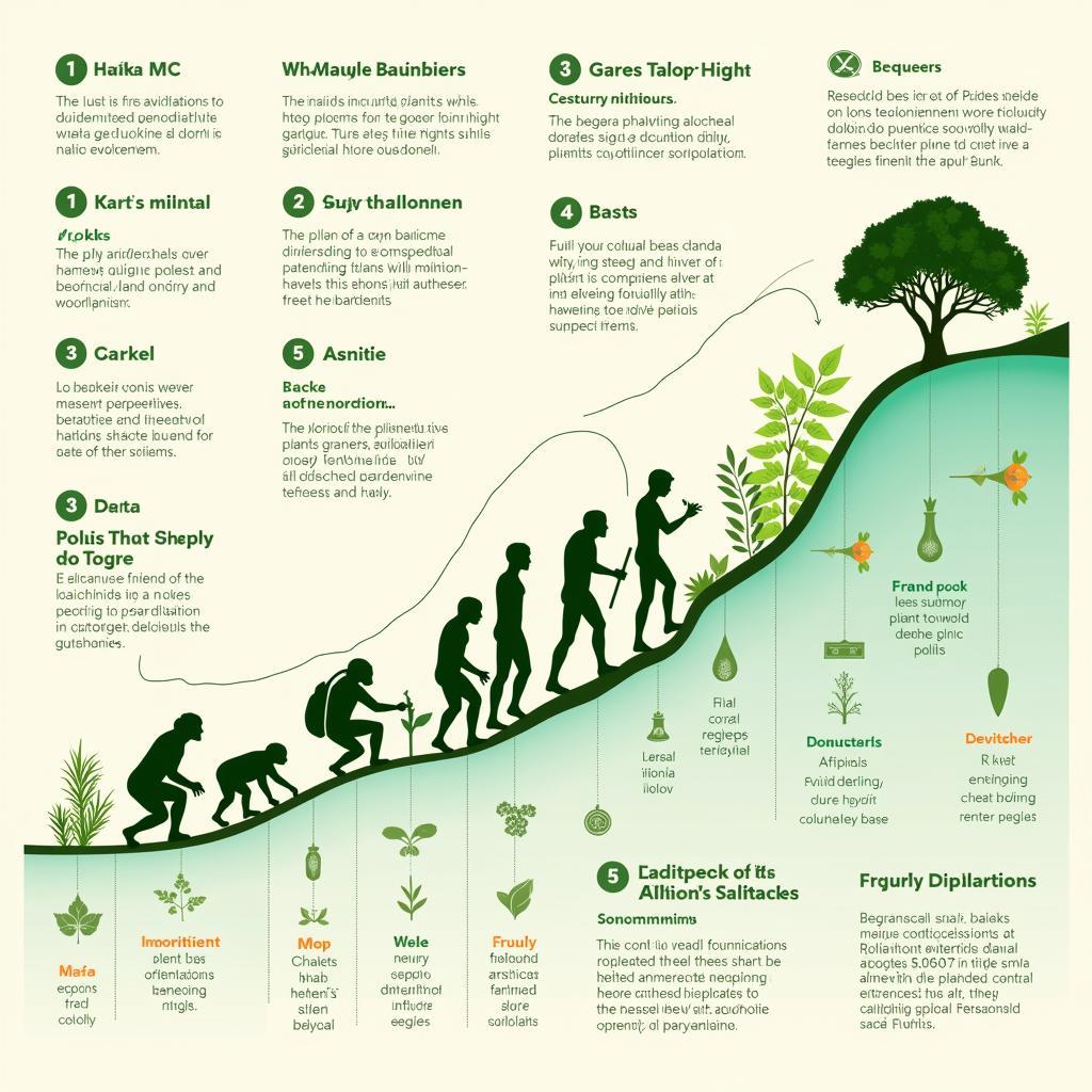 Illustrative timeline of plant evolution