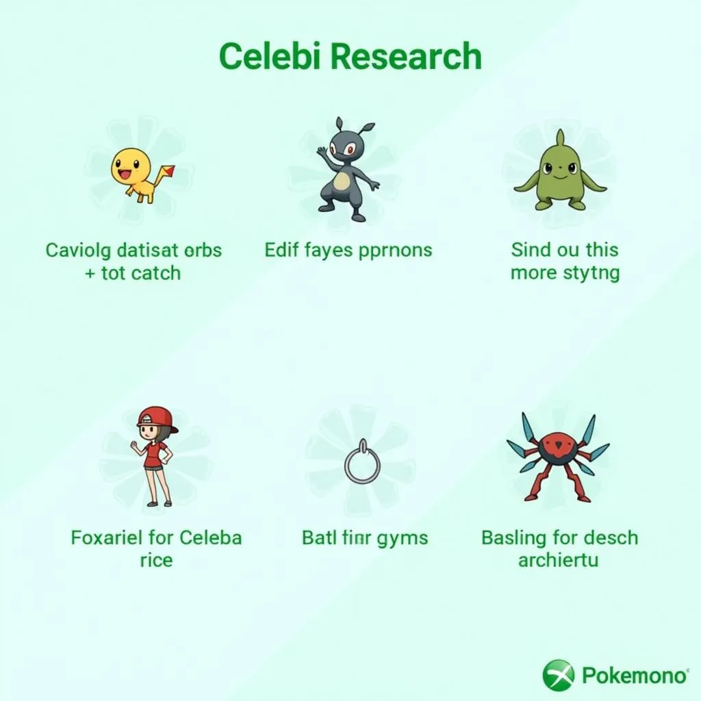 Pokemon Go Celebi Research Tasks