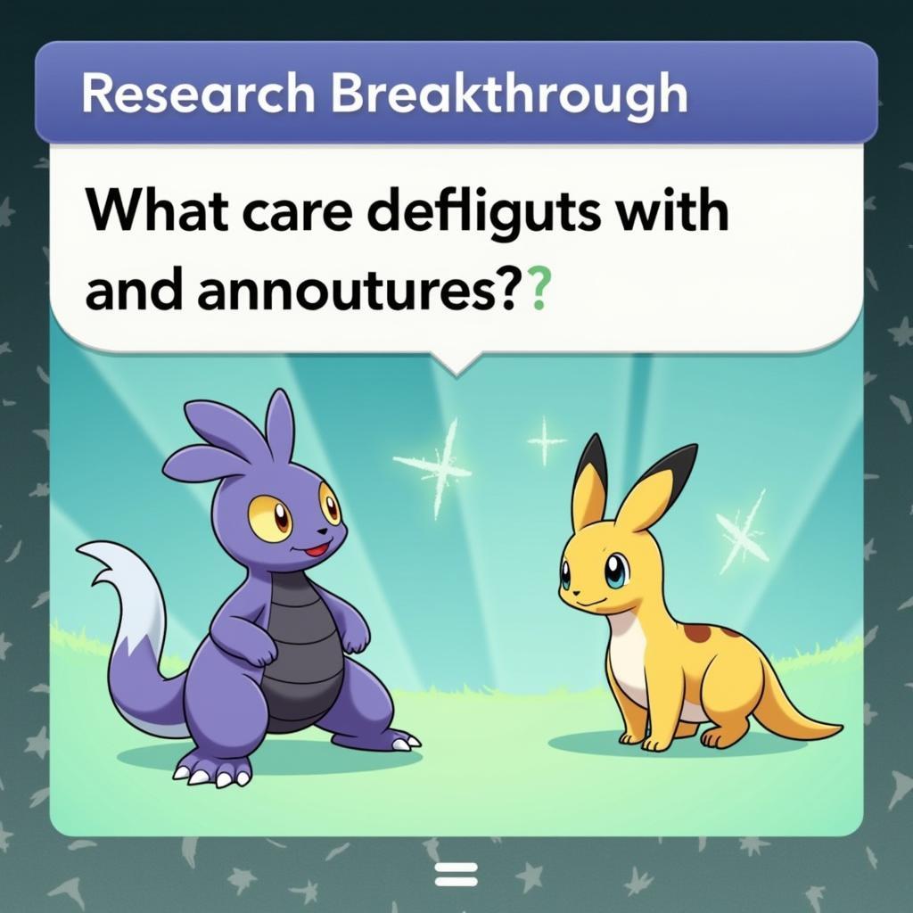 Pokemon Go Research Breakthrough