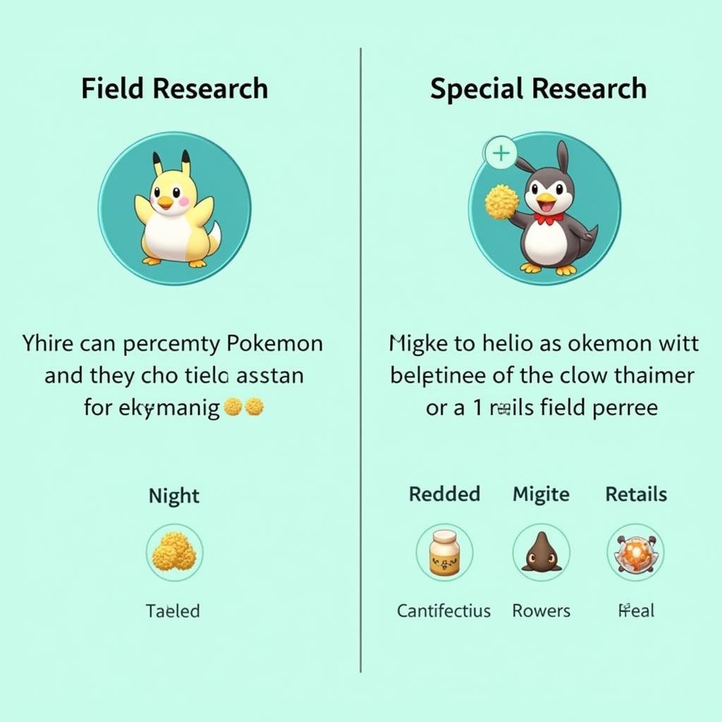 Pokemon GO research tasks overview