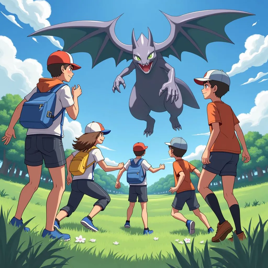 Pokémon GO Trainers Raid Battle