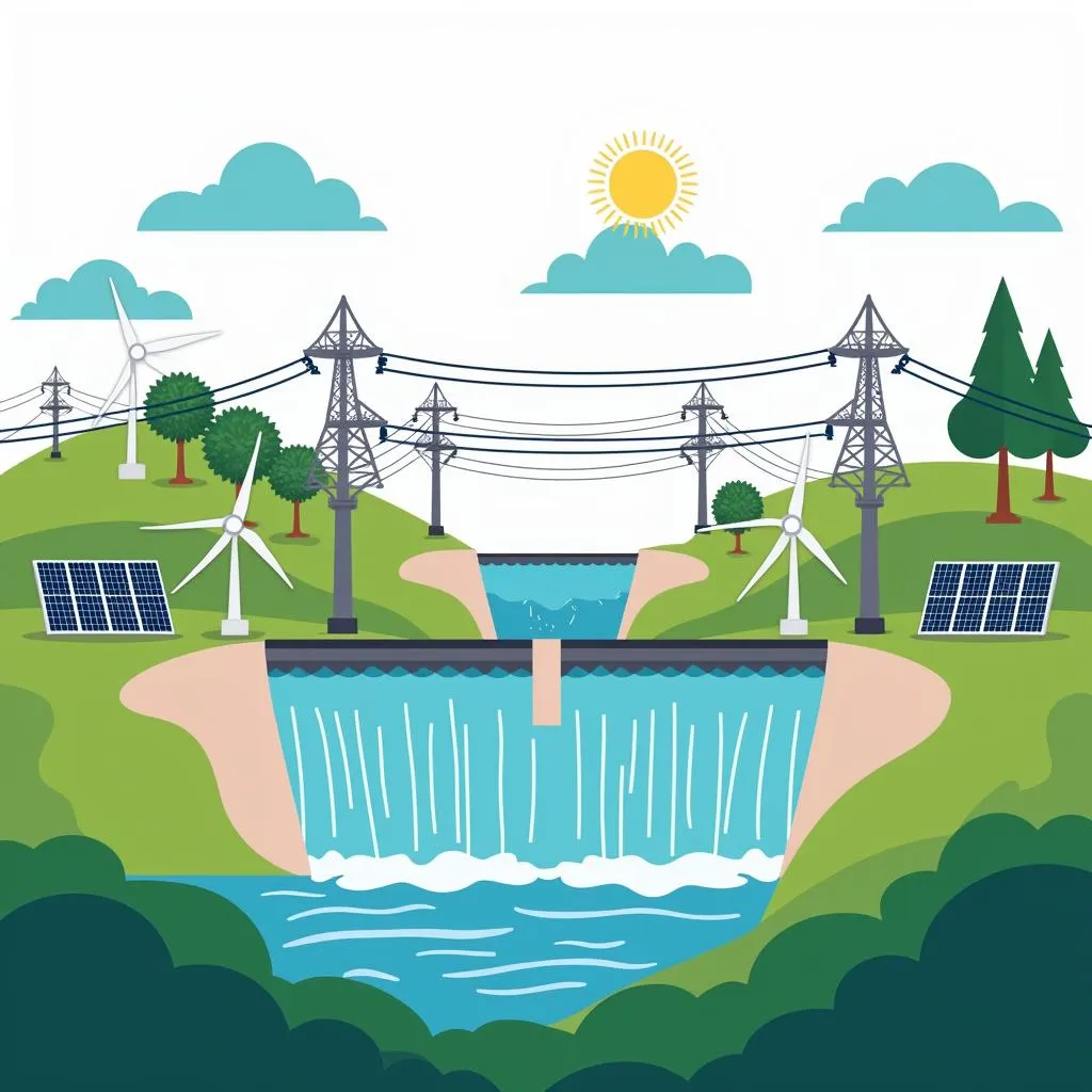 Power Grid with Renewable Energy Integration