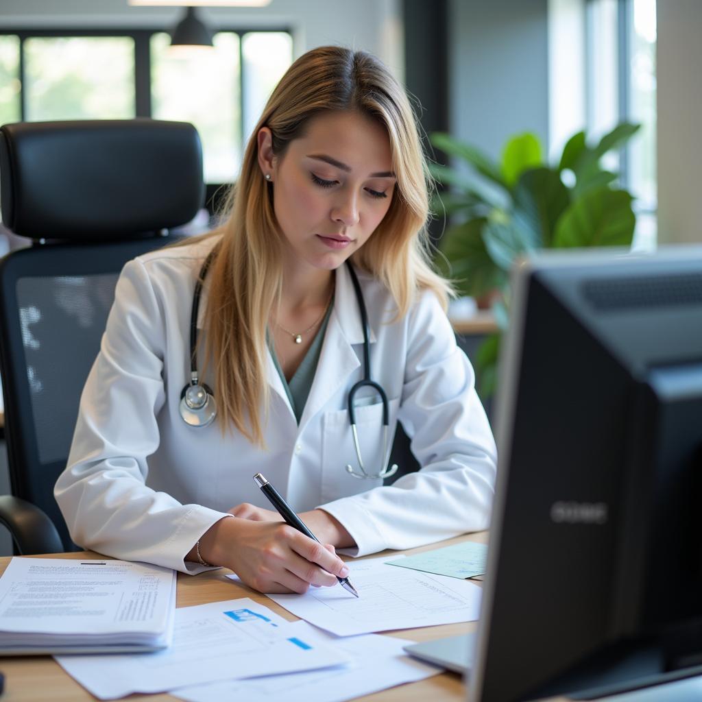 A PPD Clinical Research Associate at work