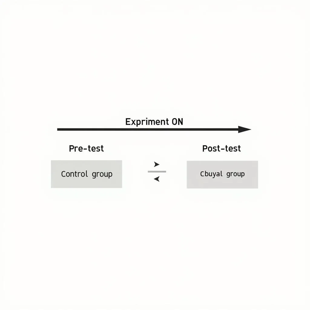 Example of a Pre-test and Post-test Design