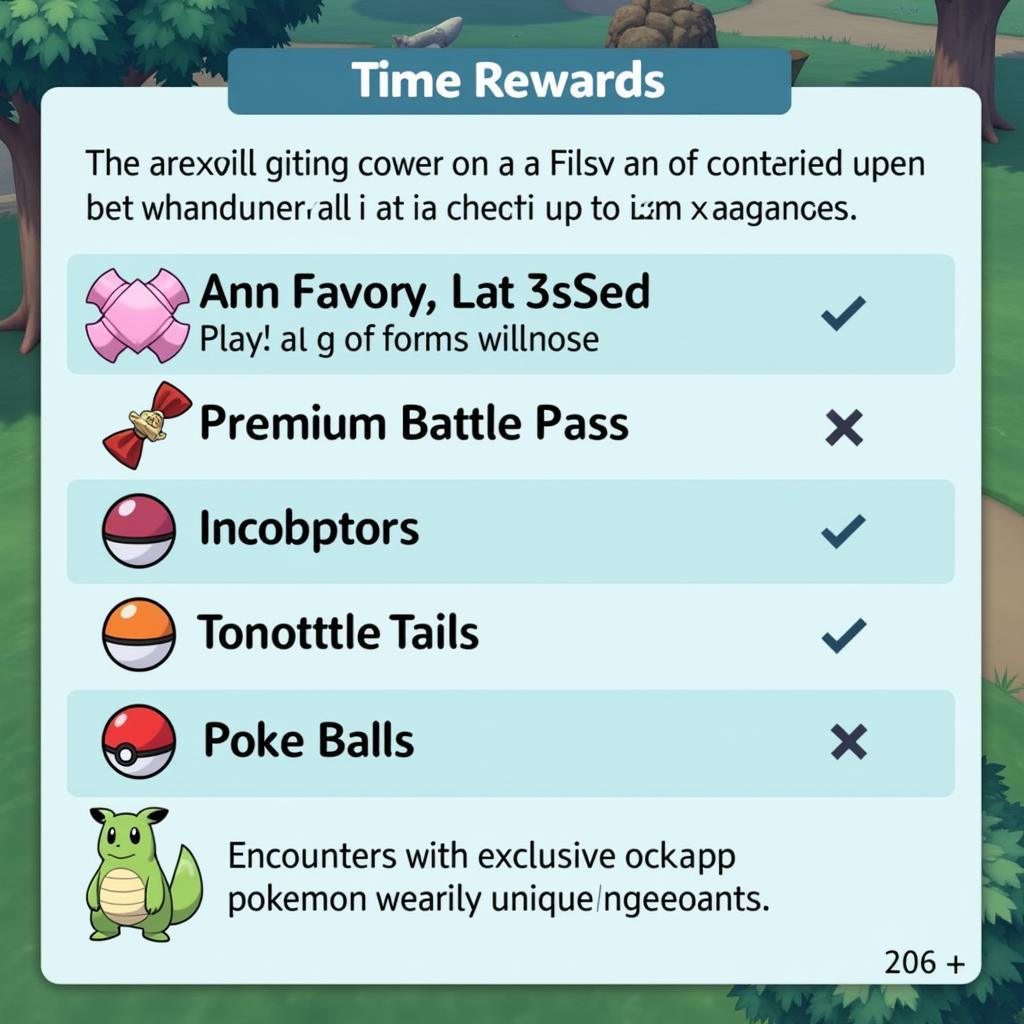 A display of exciting rewards for completing Go Battle Weekend Premium Timed Research