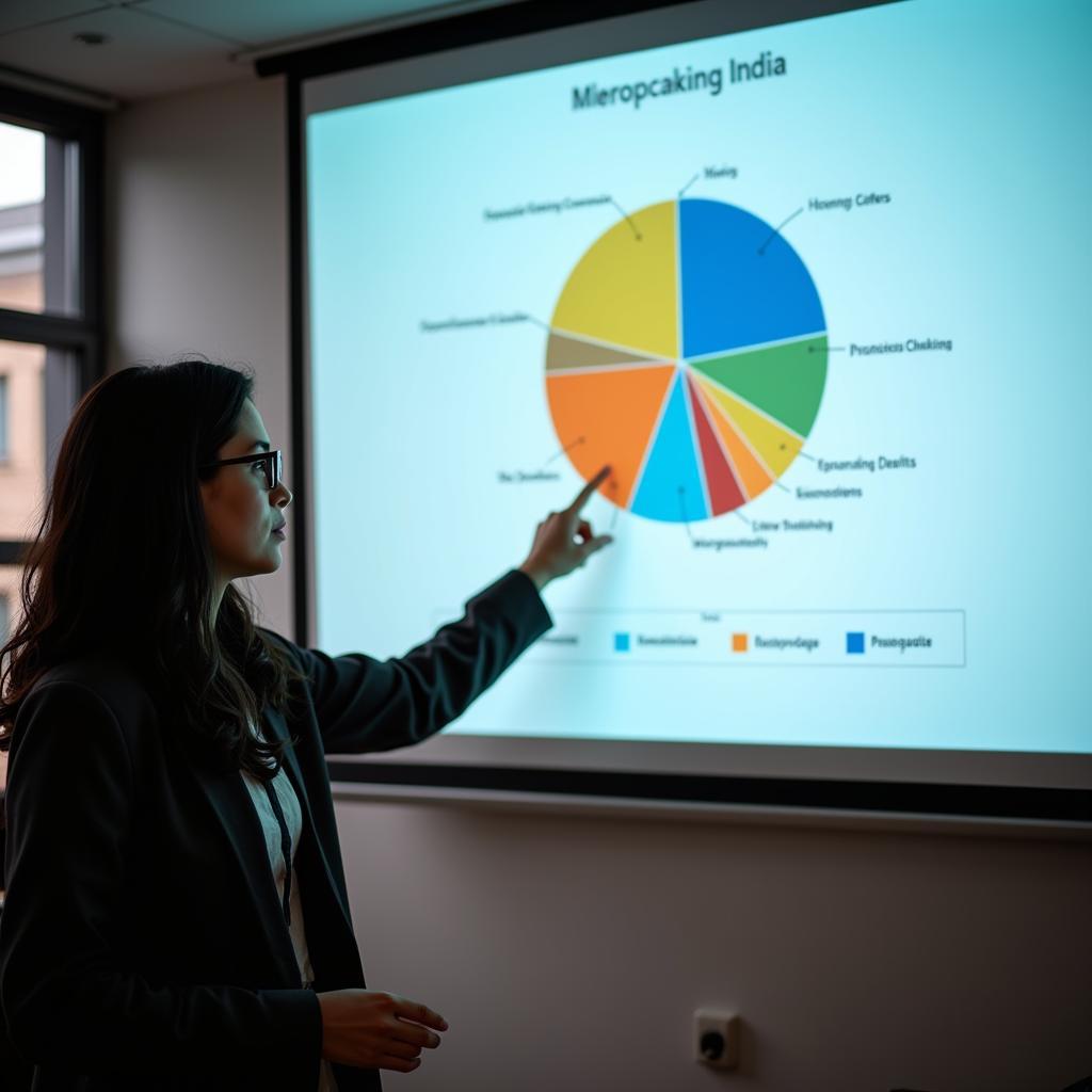 Presenting psychology research data with pie charts effectively