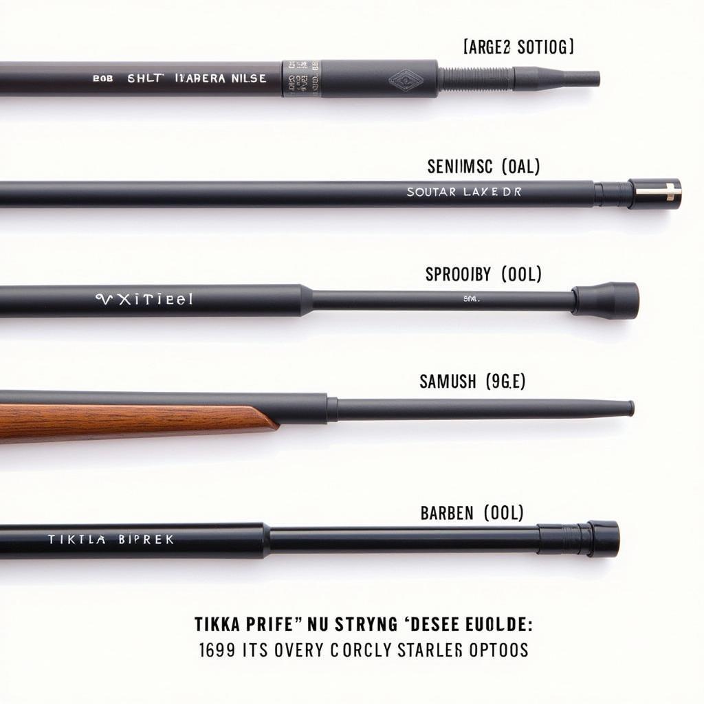 Proof Research Tikka prefit barrels in different calibers and profiles