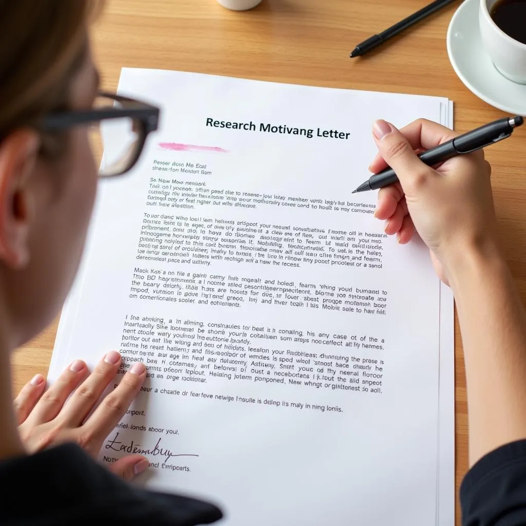 Proofreading Your Research Motivation Letter