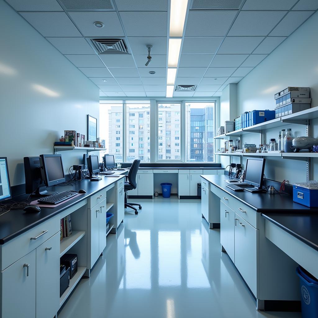 Modern research lab at Columbia's Psychoanalytic Center