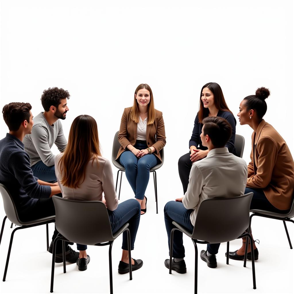 Group discussion for gathering diverse perspectives