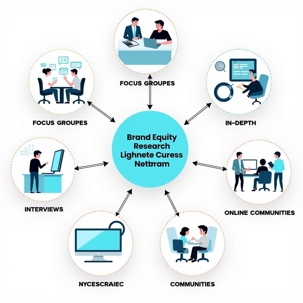 Qualitative research methods used to measure brand equity