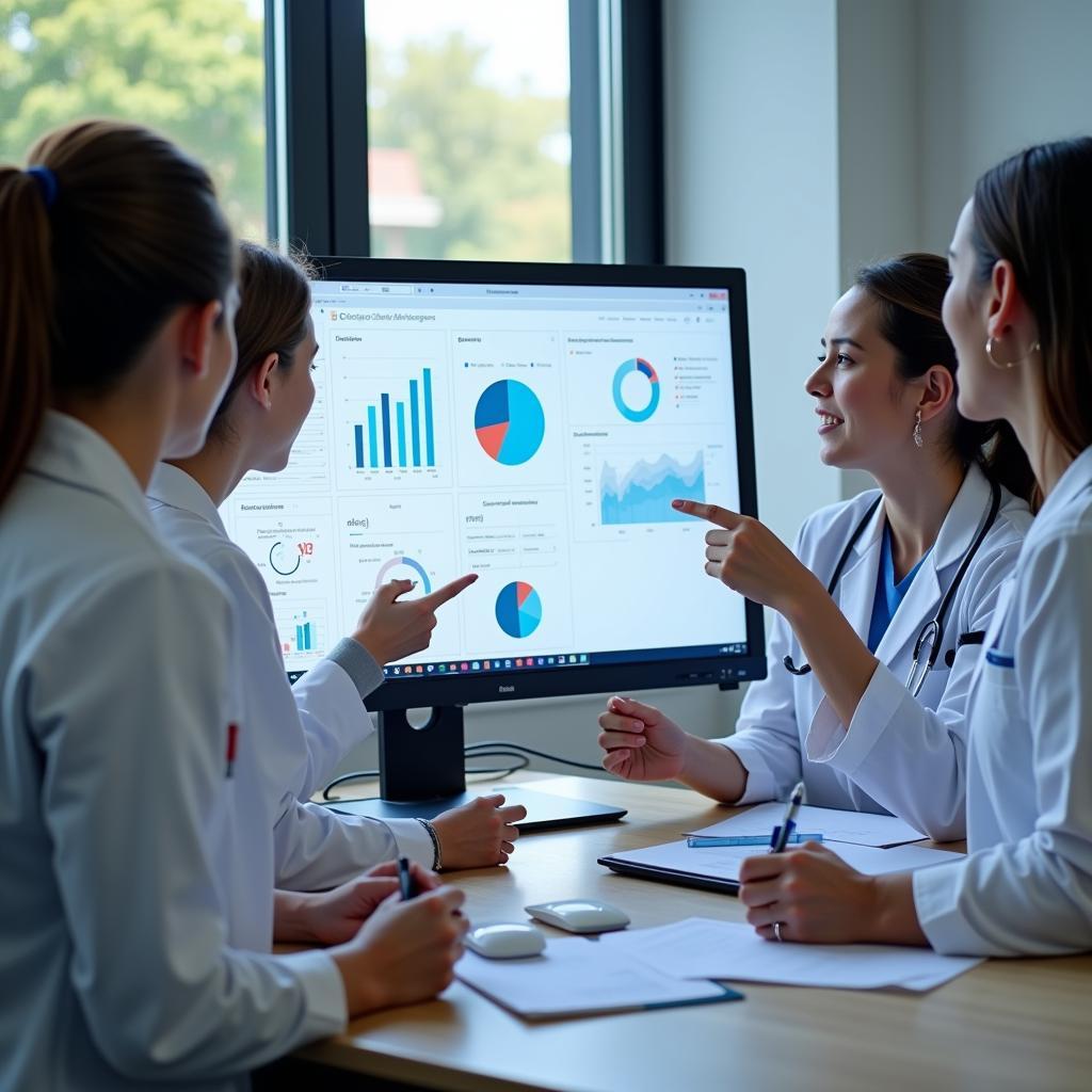 Nurses Analyzing Data