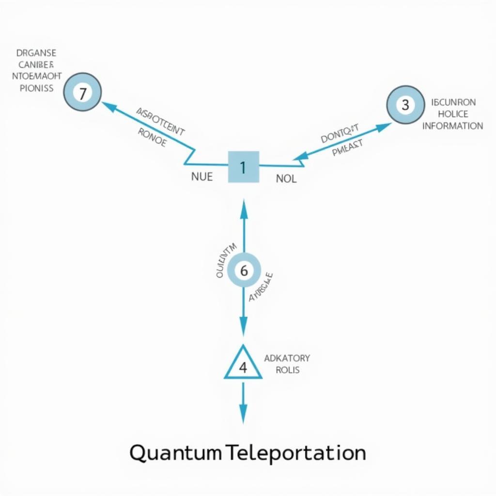 Quantum Teleportation Experiment Schematic