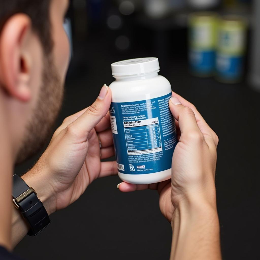 Examining a Sports Research Supplement Label