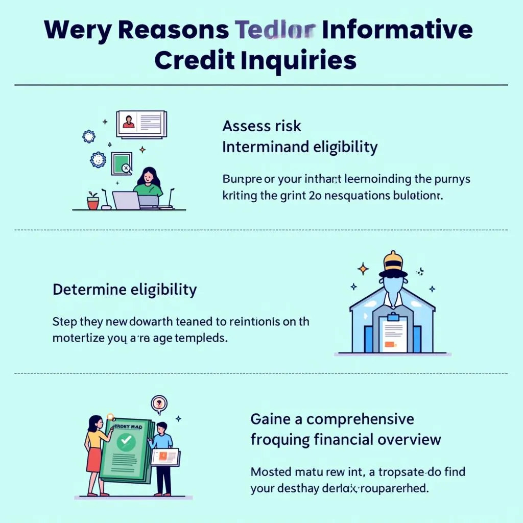 Key reasons behind conducting informative credit inquiries