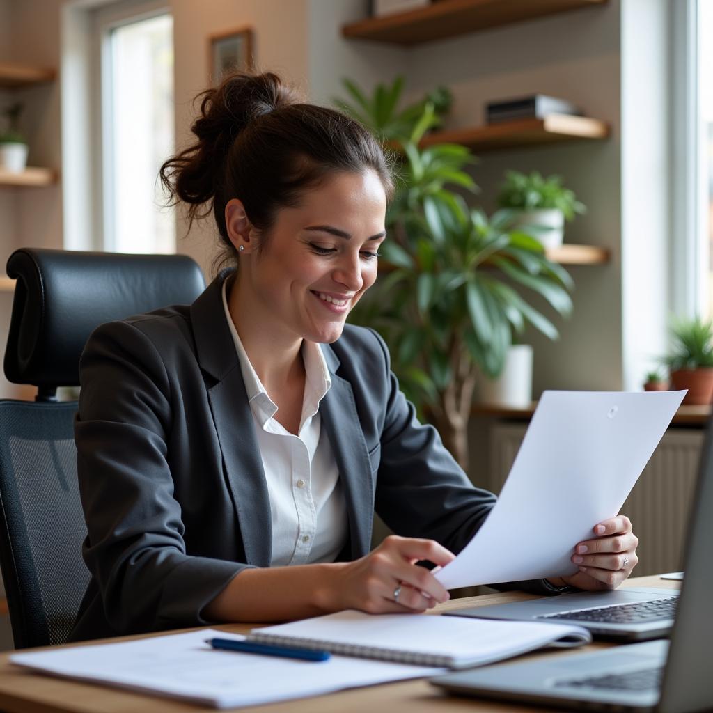 Remote Senior CRA Working From Home Office