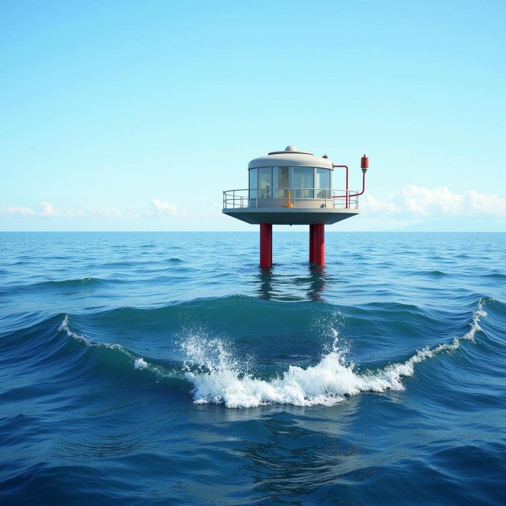 Wave energy converter harnessing power from the ocean