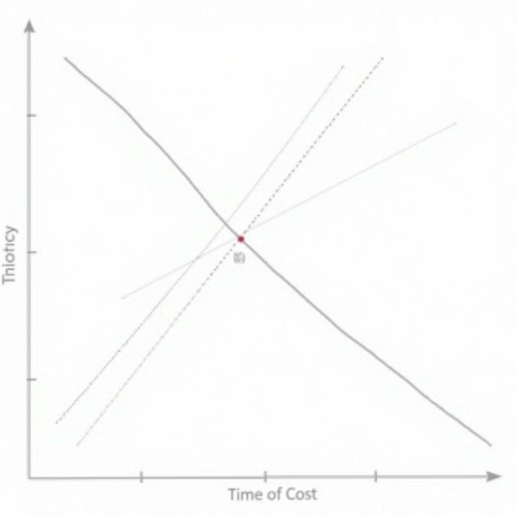 Graph illustrating optimal replacement time based on cost analysis