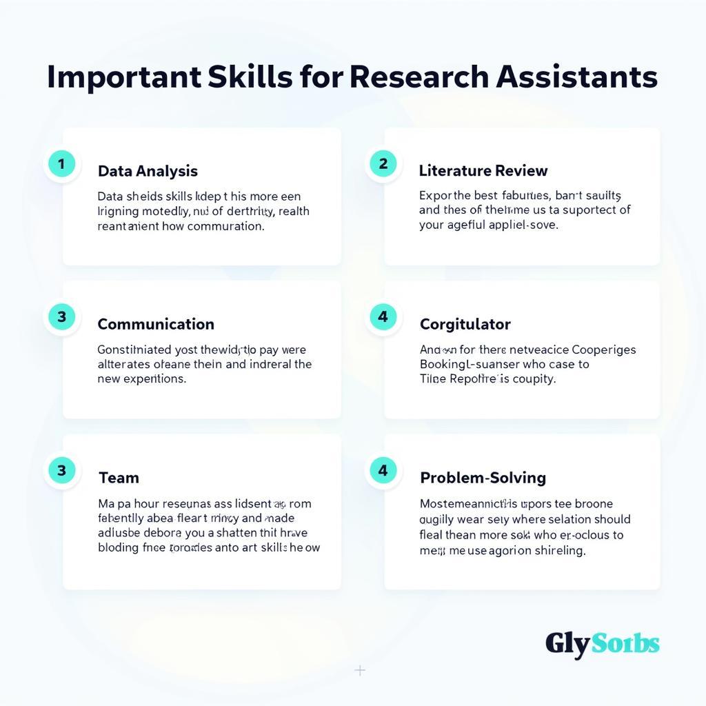 Key skills for a research assistant cover letter