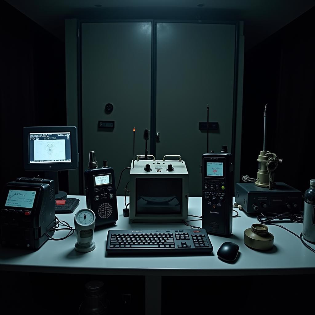 Paranormal research lab equipment