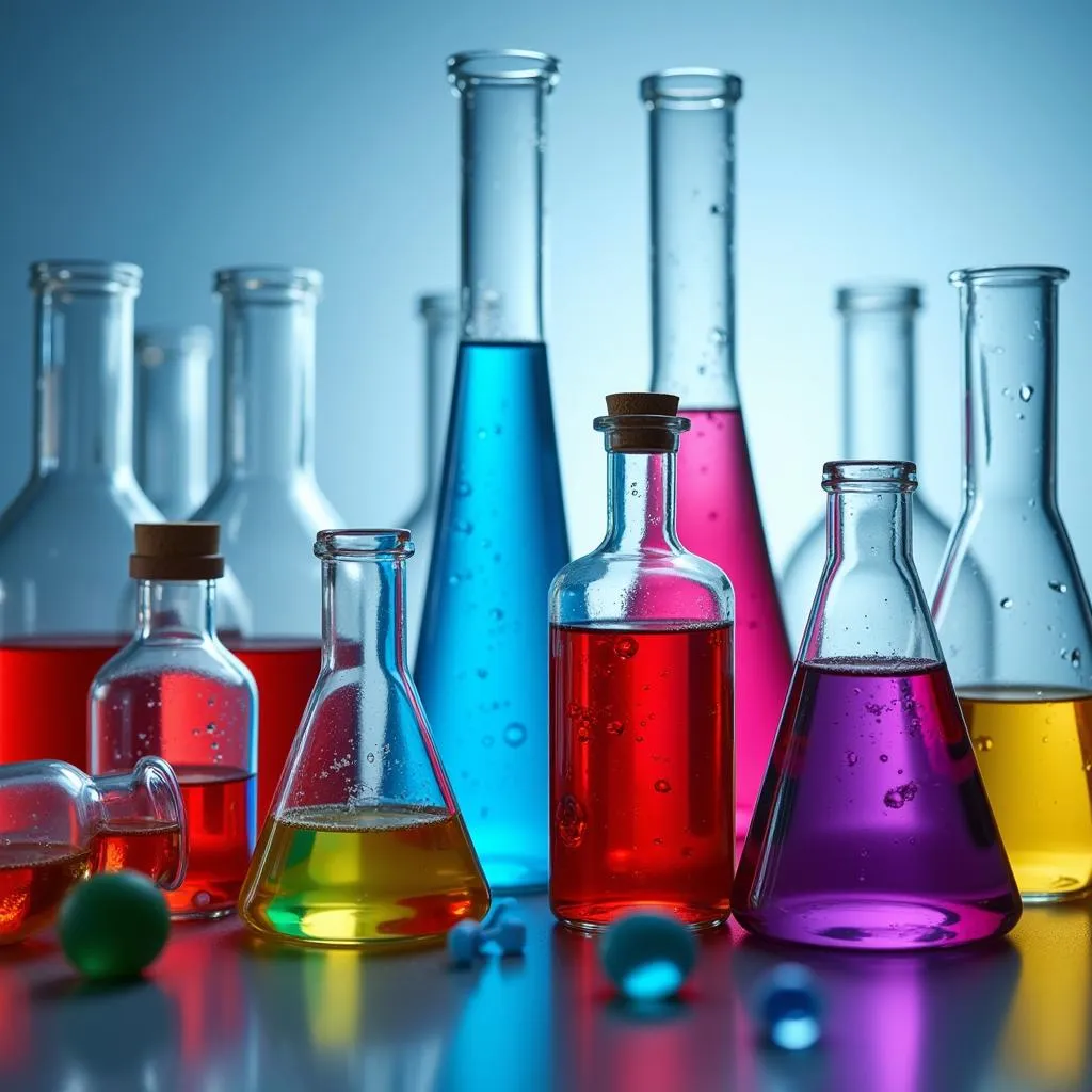 Research chemicals in a laboratory setting