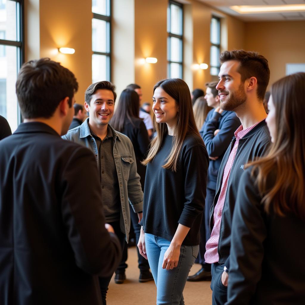 Attendees at a Research Commons UW event