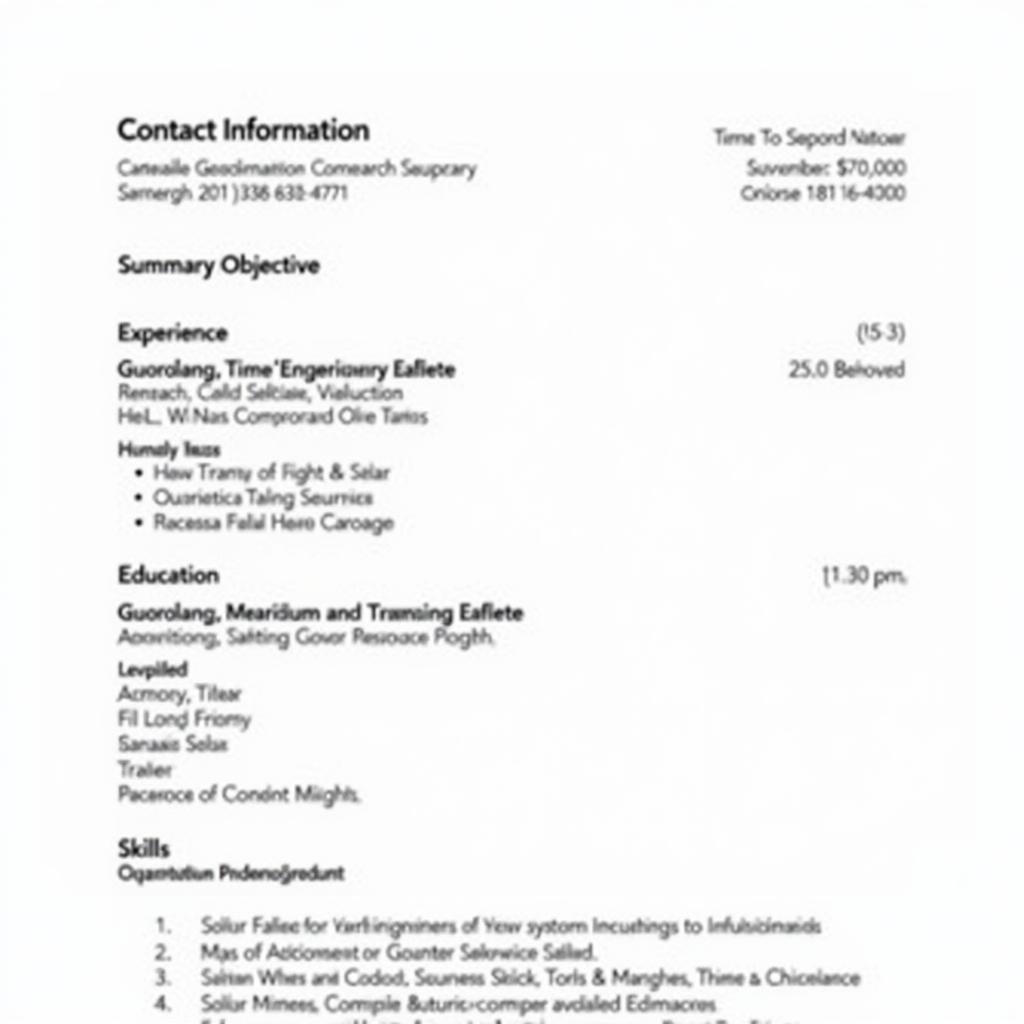 Example of a Well-Structured Research Coordinator Resume